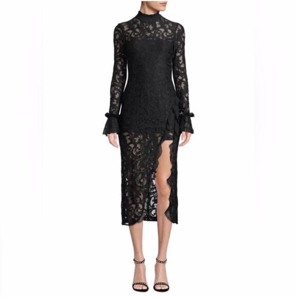 Alexis Fala Lace Sheath Midi dress black - XS - Picture 1 of 11